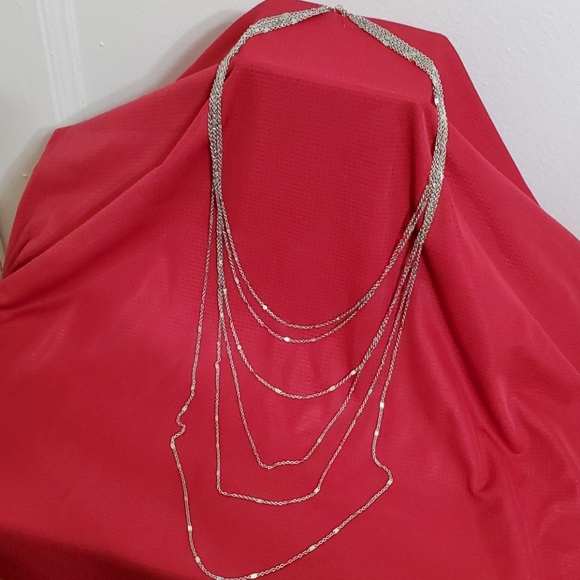 Silver Layered Chain - Picture 2 of 6